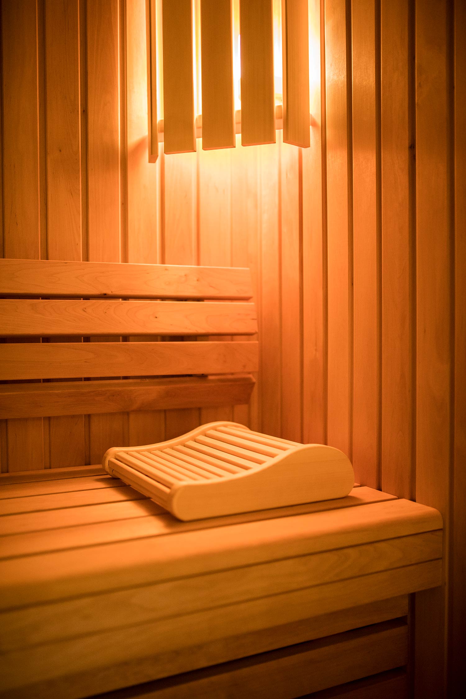 Sauna au Spa by Nuxe du Relais de Chambord