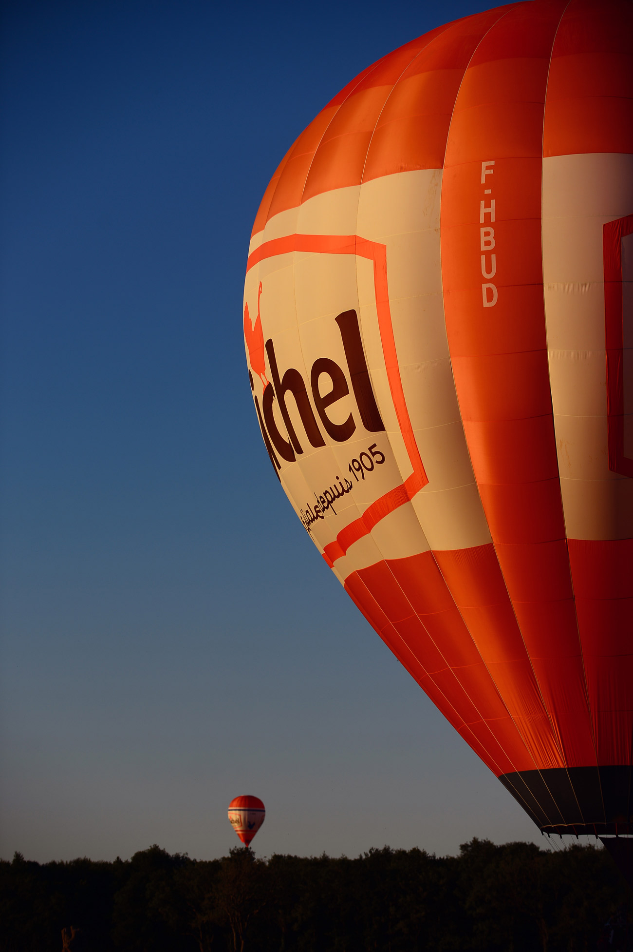 Balloon rides in Chambord.