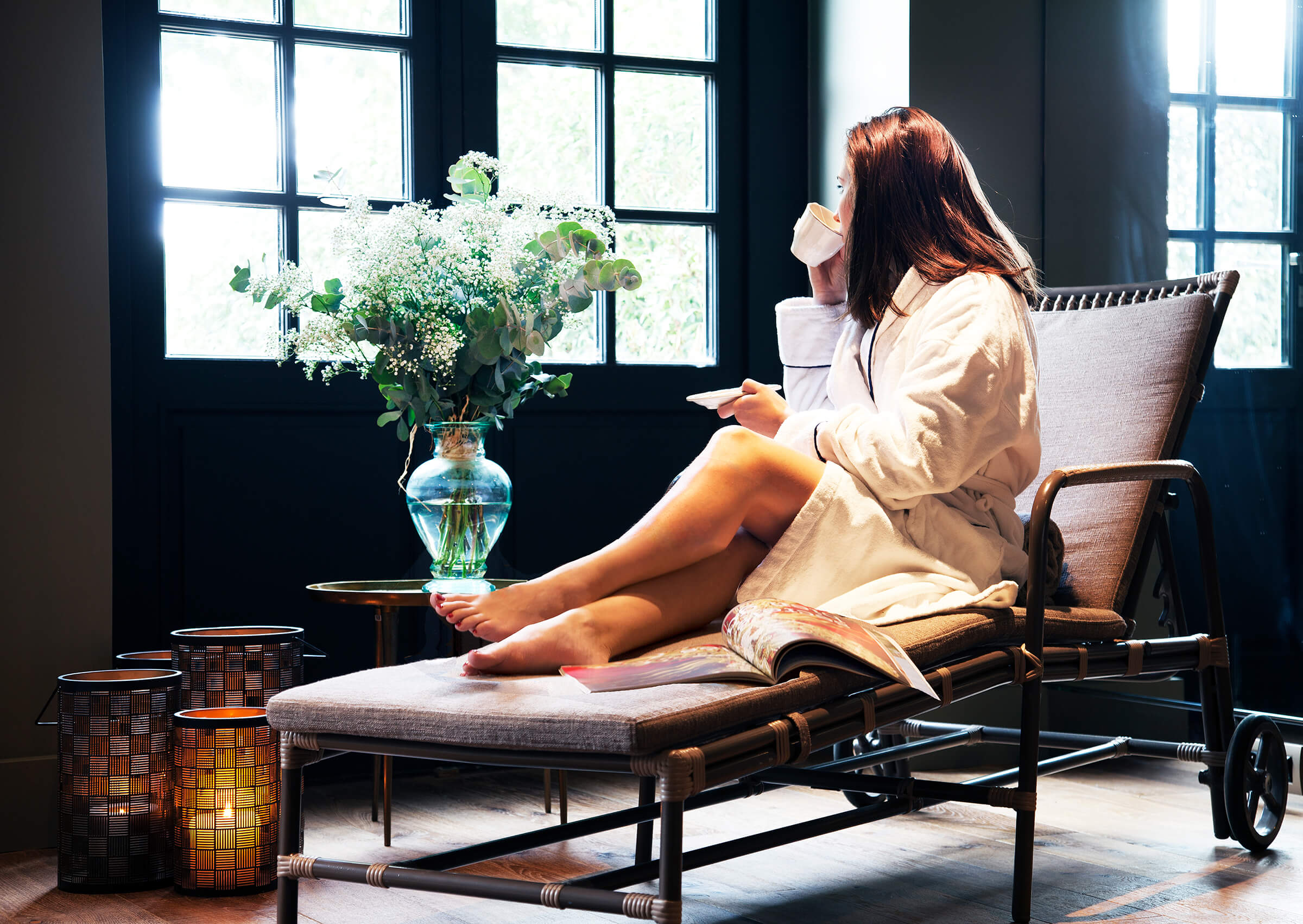 Spa by Nuxe at Relais de Chambord.