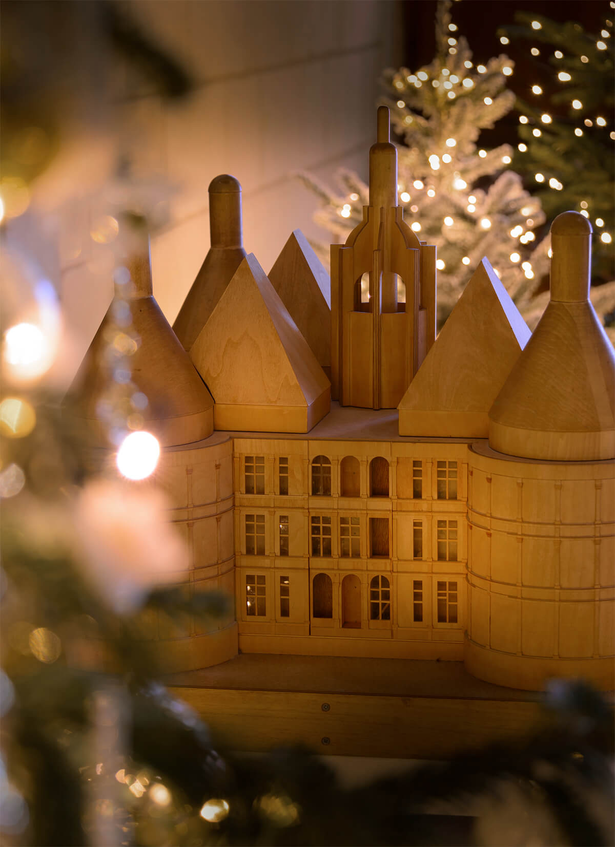 Christmas at the Château de Chambord.